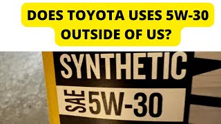 Toyota runs better on 5W30 or 0W20? What is the best viscosity for Toyota/Lexus vehicles.