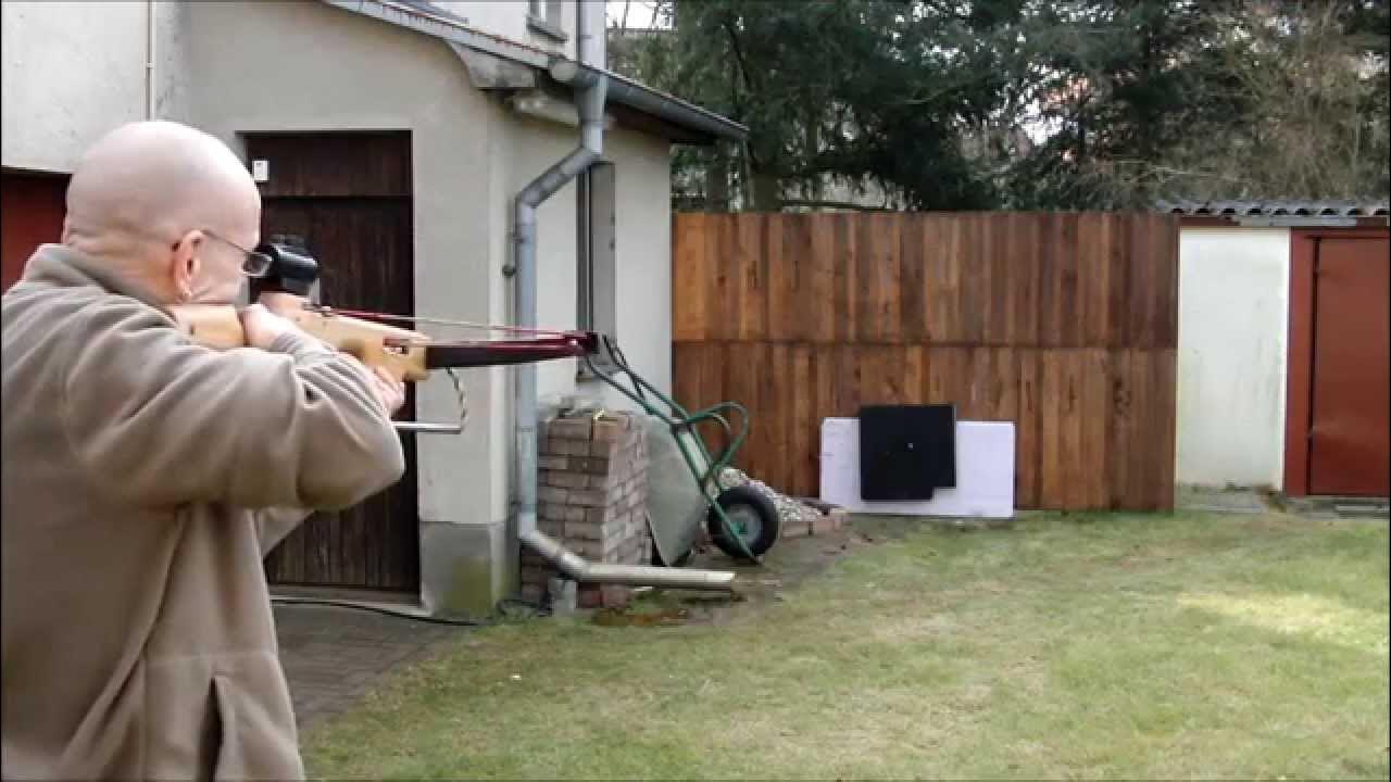 Homemade leafspring crossbow, ballesta casera con gatillo, Part 5 YouTube