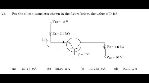 ISRO 2017 (December) Paper Solutions Electronics |Question 23 |ISRO Exam| ISRO SERIES| GATE GYAN