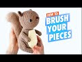 How To Make Your Amigurumi Fur Fluffy! - Beginner Crochet Brushing Tutorial