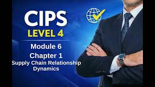 CIPS Level 4 | Module 6 | Chapter 1 | Supply Chain Relationship Dynamics