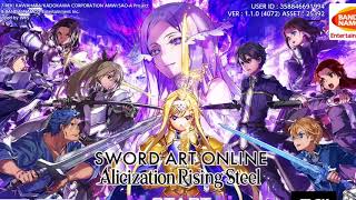 Sword Art Online Alicization: Rising Steel - Scout Menu Theme