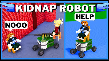 CRAZY KIDNAP ROBOT! (No Escape) In Build A Boat For Treasure ROBLOX