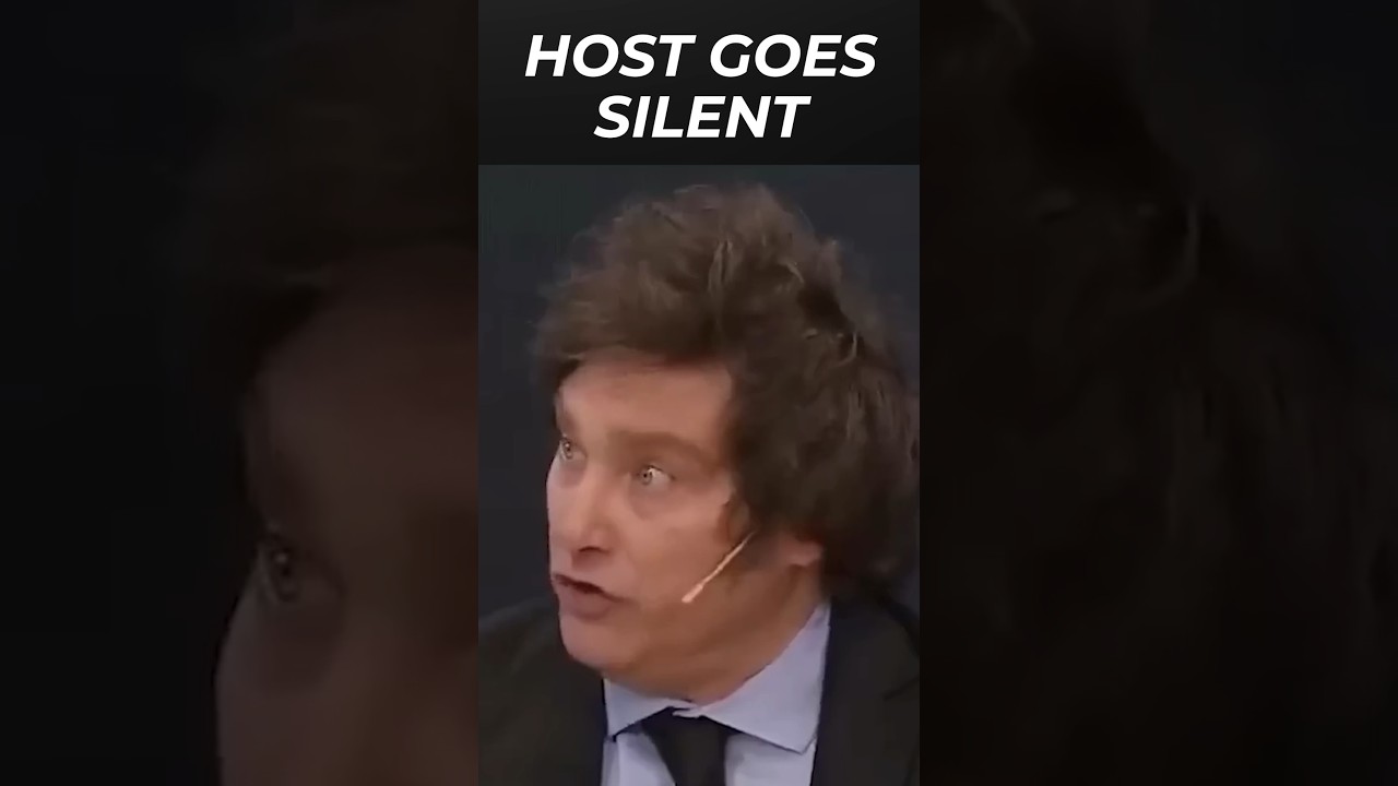 Host Goes Silent When Javier Milei Says What No Politician Will Admit