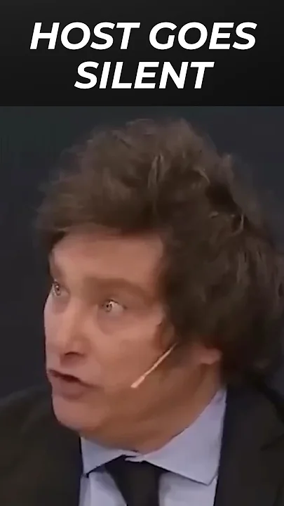 Host Goes Silent When Javier Milei Says What No Politician Will Admit