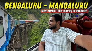 SCENIC VISTADOME train journey in Shiradi Ghat | Bengaluru to Mangaluru