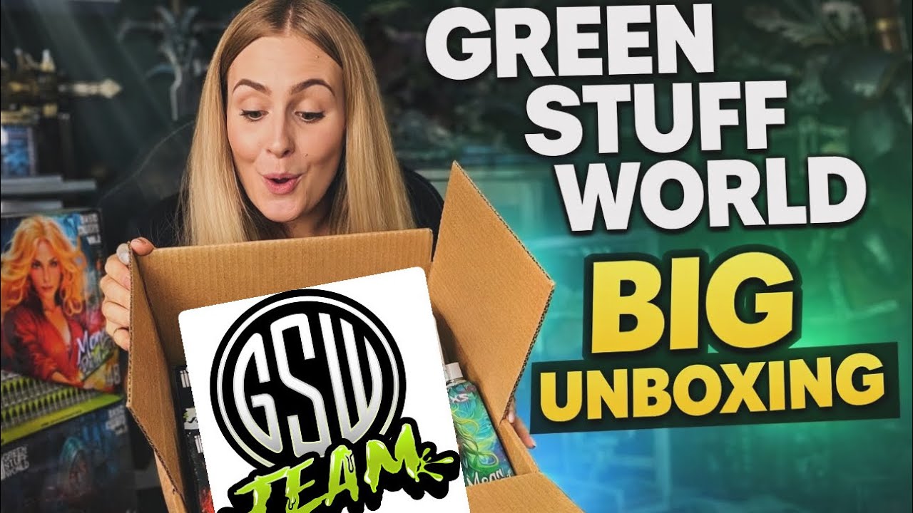 Mega unboxing Green Stuff World | Produkty, které reálně používám