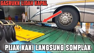 GASRUK‼️BUS SAN LANGSUNG PANIK DI PELABUHAN MERAK #bussan #gasruk #pelabuhanmerak