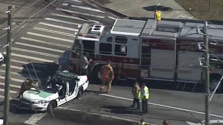 2 hospitalized after deputy-involved crash in Orange County