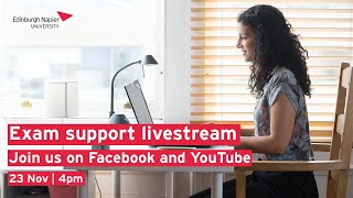 Exam support livestream