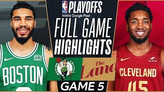 CAVALIERS VS CELTICS FULL GAME HIGHLIGHTS GAME 5 | May 15, 2024 | NBA Playoffs 2k24