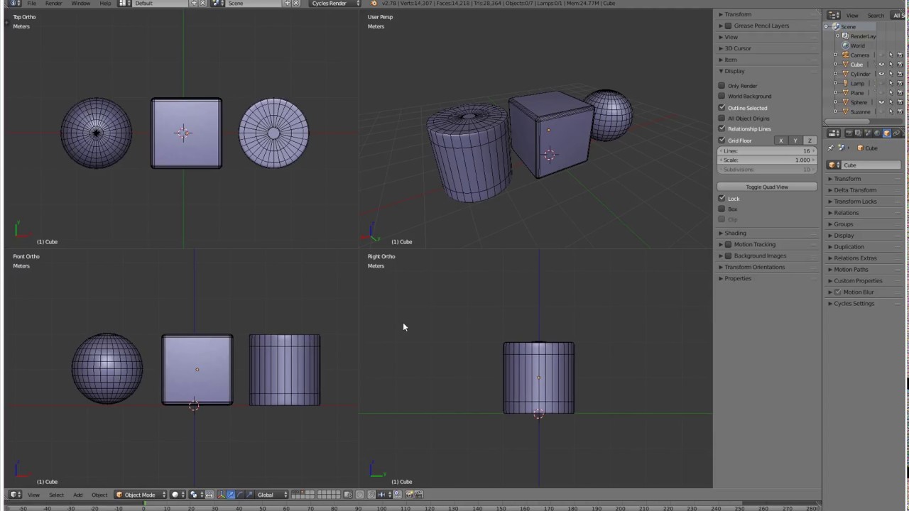 ***Not For Children*** blender: how to  toggle quad views