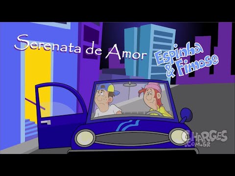 Serenata de amor e outras charges