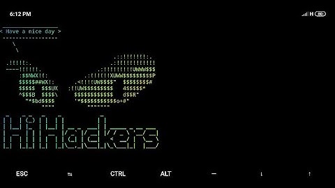 How To Customize Termux Home Of Your Own Name Banner | WHITE HAT