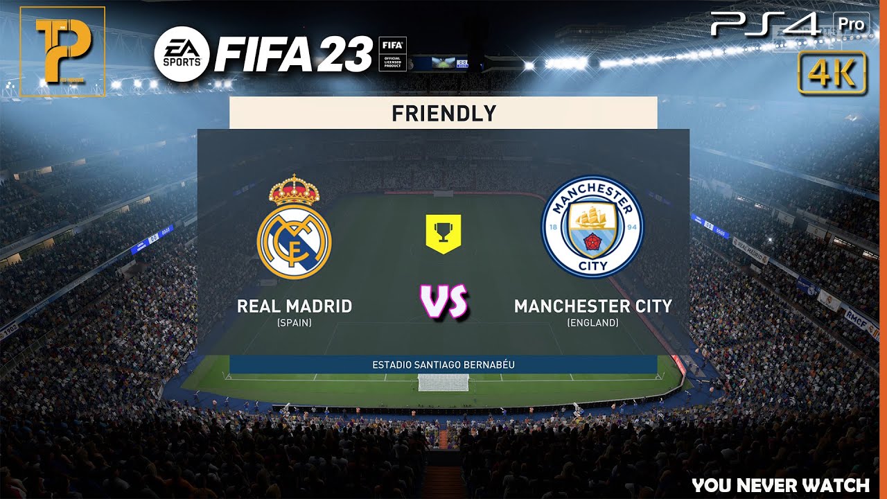 FIFA 23 - PSG vs Manchester City  PS4 Pro Gameplay [4K HDR] 