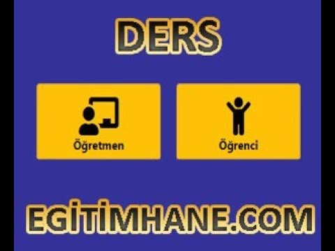 DERSEGİTİMHANE.COM PORTALI TANITIM VİDEOSU