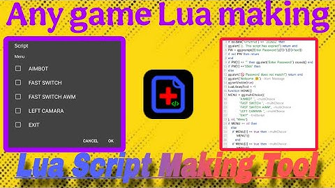 Lua Script Making  tutorial || 1 Click Making Lua || Lua Making Tool Apk (part 1)