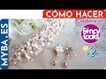 Diadema y pendientes de boda DIY con porcelana fría paso a paso