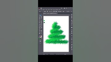X- mass tree in illustrator #shorts #tutorial #beginners