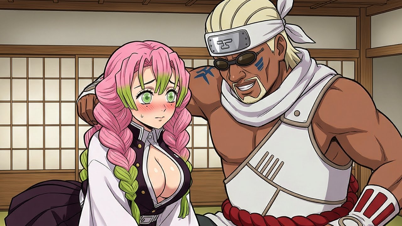 Mitsuri Kanroji Negotiates with Killer Bee Demon Slayer x Naruto Crossover