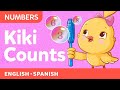 Find Out How Kiki Chickie Makes Counting Fun! | Learn early math in English & Spanish | Kids Videos