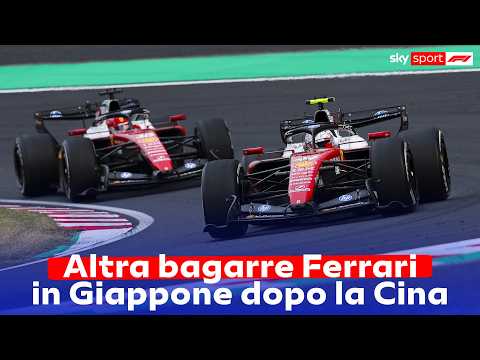 Video F1, GP del Giappone, super lotta tra le Ferrari di Hamilton e Leclerc a Suzuka: passa Charles