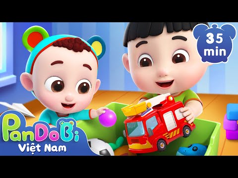 Hãy dọn dẹp đồ chơi | Karaoke thiếu nhi | Play & Learn | Nhạc thiếu nhi vui nhộn | Super Pandobi