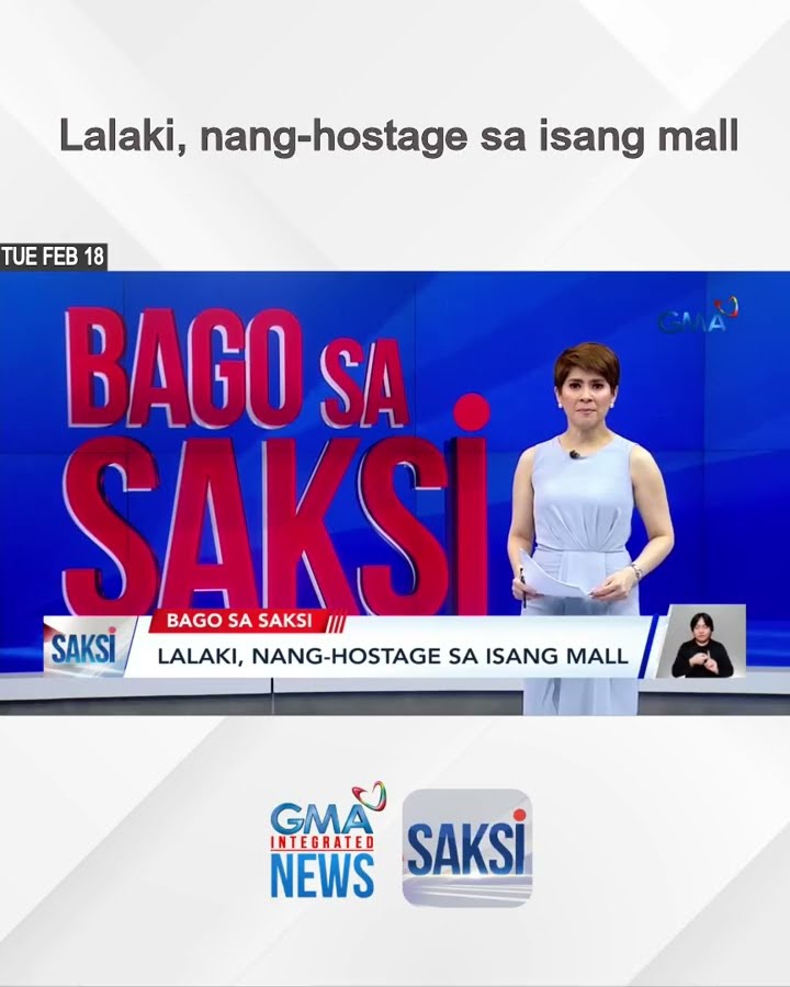 Lalaki, nang-hostage sa isang mall | Saksi