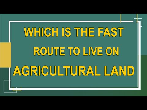 فيديو: هل يمكنك العيش على ارض زراعية؟