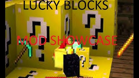 Lucky Blocks Mod - TEST YOUR LUCK! - Mod Showcase