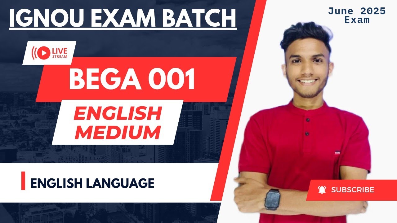 BEGA 001 | ENGLISH LANGUAGE |  IMPORTANT QUESTION | IGNOU WALAY