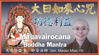 大日如來心咒功德利益| The Benefits and Merits of Mahāvairocana Buddha Mantra毗盧遮那佛咒功德|重業輕報、延壽增長福德| 大悲菩提寺 妙音法師開示