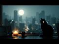 Deep Work Music - Foggy City Ambiance & Candlelight Focus Music for Coding and Productivity