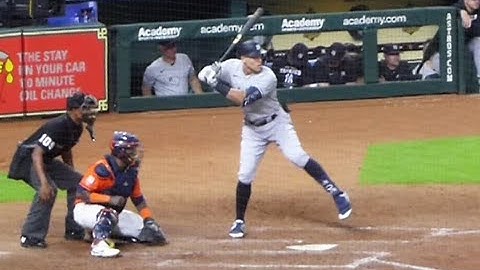Aaron Judge at bat (3-run homer)...Yankees vs. Astros...7/21/22