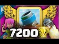 7200+ w/ Free to Play Mortar Cycle (3.0 Deck) || Top Ladder Clash Royale Deck!