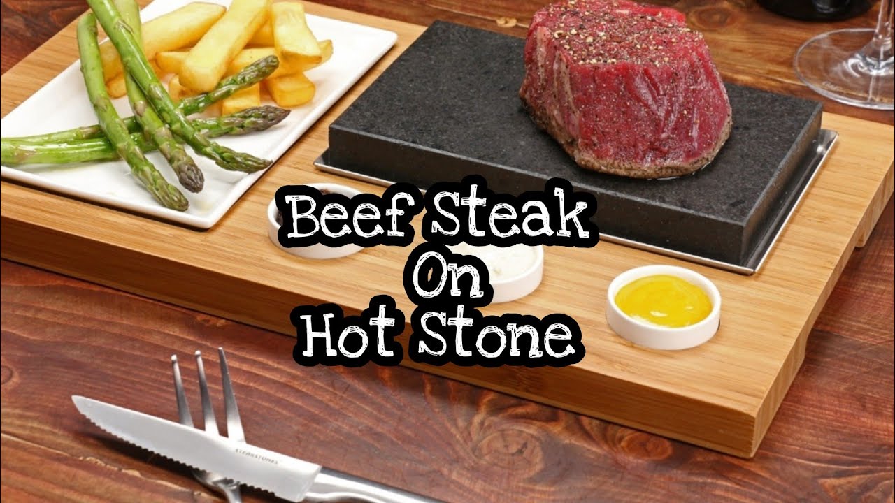 |Beef 🍖 Steak 🥩|The Sizzling Steak Hot Stone Cooking Set |Kozhikode ...