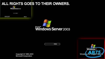 {reupload-ish} Windows Server 2003 Startups has a Sparta Fantasy Remix {feat. All of WinXP Sound}