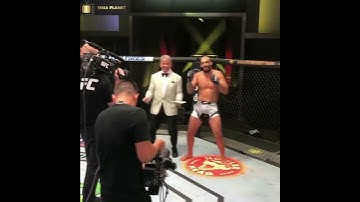 Bruce Buffer Dancing With A Fighter