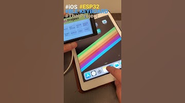 #esp32 #iotproject #lvgl #ios #lilygo #lilypi #bluetooth #shortcut #ThatProject #shorts