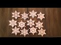 ❄️Handmade Wooden Snowflakes❄️