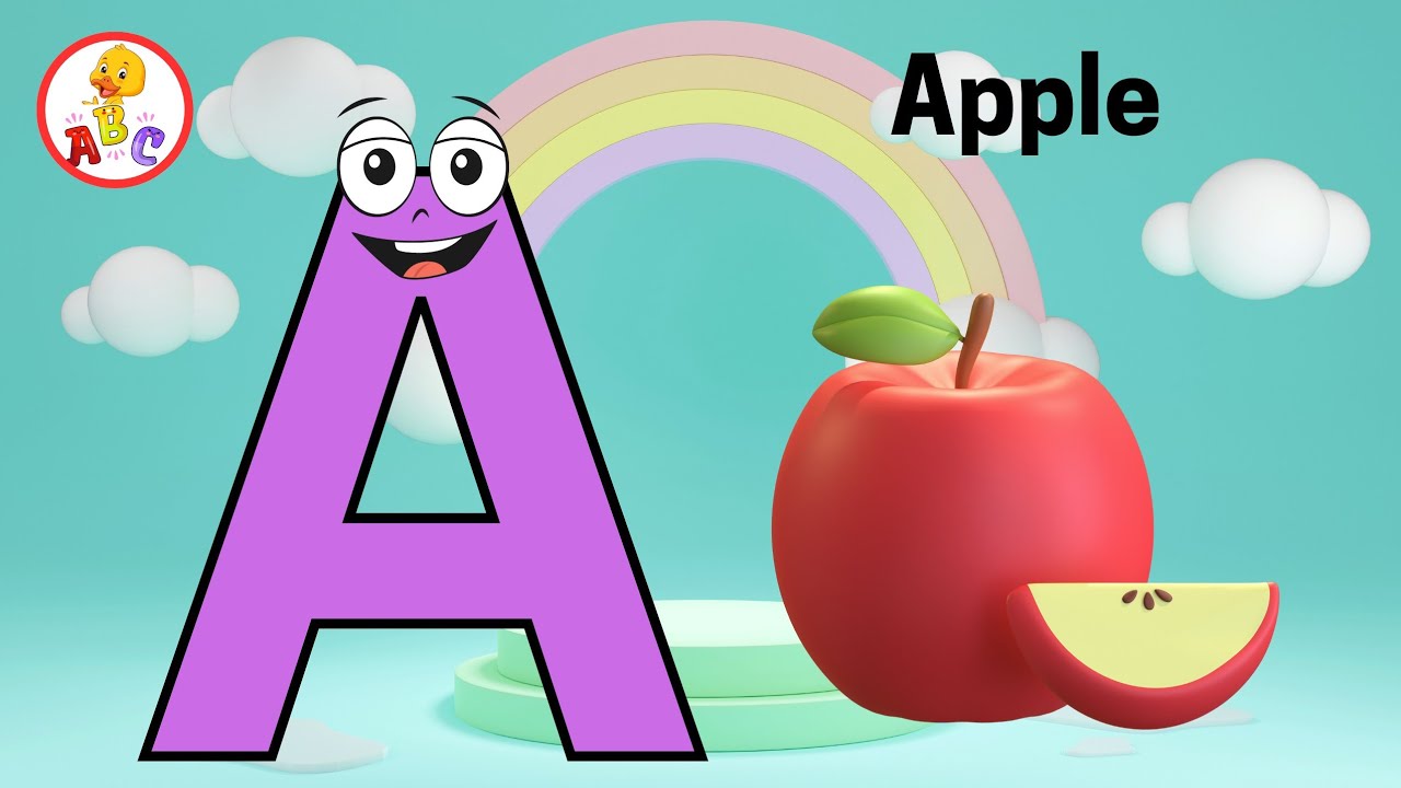 ABC Phonics Song for Kids | A to Z Alphabet Learning | A for Apple to Z ...