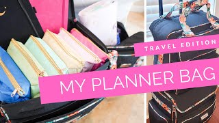 What's In My Planner Bag - Travel Edition!