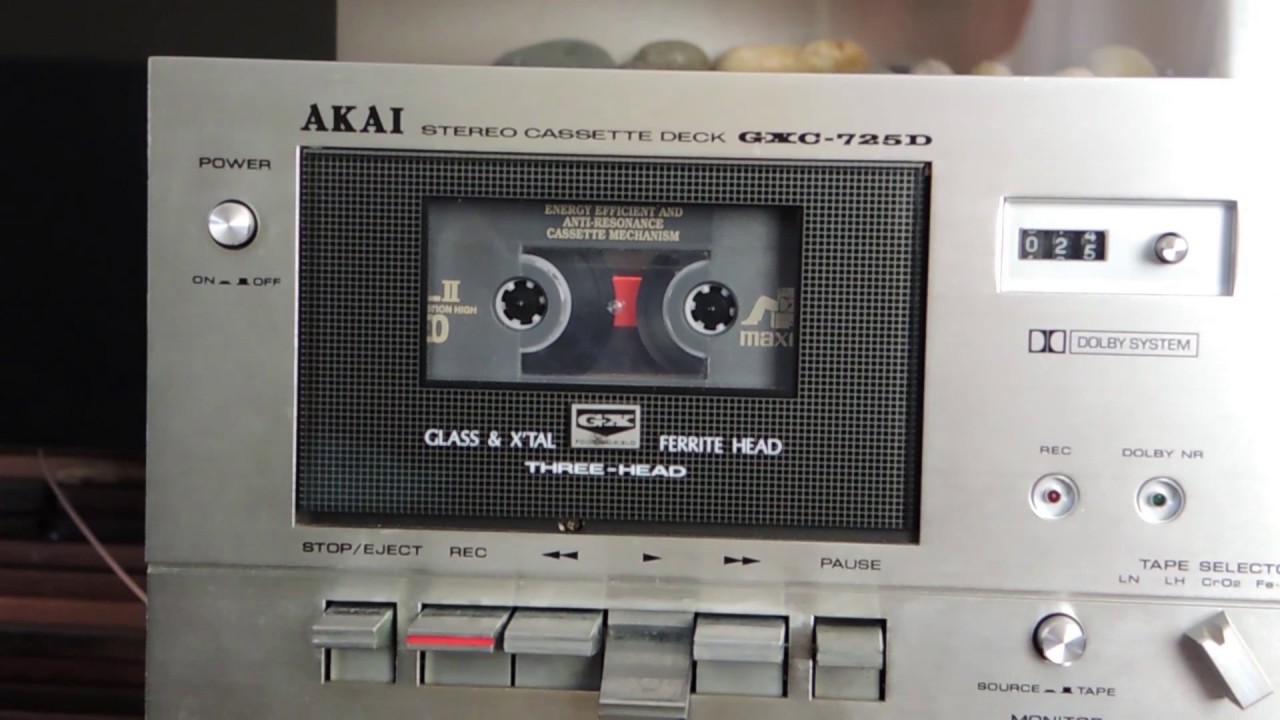 VINTAGE AKAI GXC-725D REAL SOUND, DEMO)))