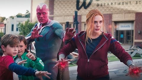 Billy and Tommy Maximoff Handle the Military Fight Scene | Wanda Vision | Learn English with movie