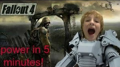 Fallout 4: how to get power armor in 5 minutes!