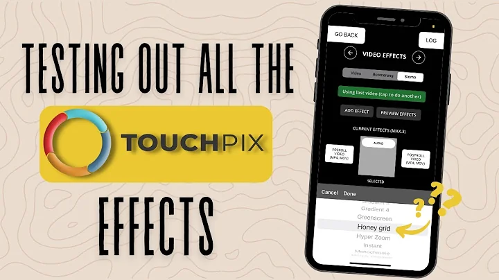 TESTING OUT ALL THE TOUCHPIX EFFECTS | MUST WATCH