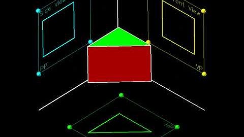 Isometric to Orthographic - 3D Visualization of Slant Faced Cube | Engineering Graphics with AutoCAD