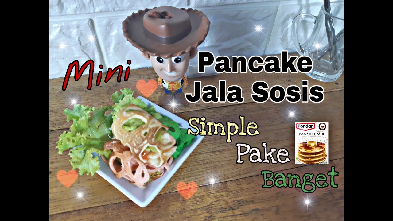 PANCAKE JALA MINI  ISI SOSIS Main Masak  Masakan  Mini  