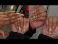 Watch me work  beginner nail advice 2024 pt1 acrylic nail tutorial