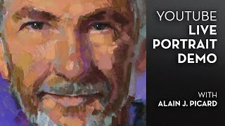 LIVE PORTRAIT DEMO - Bold Mark-Making